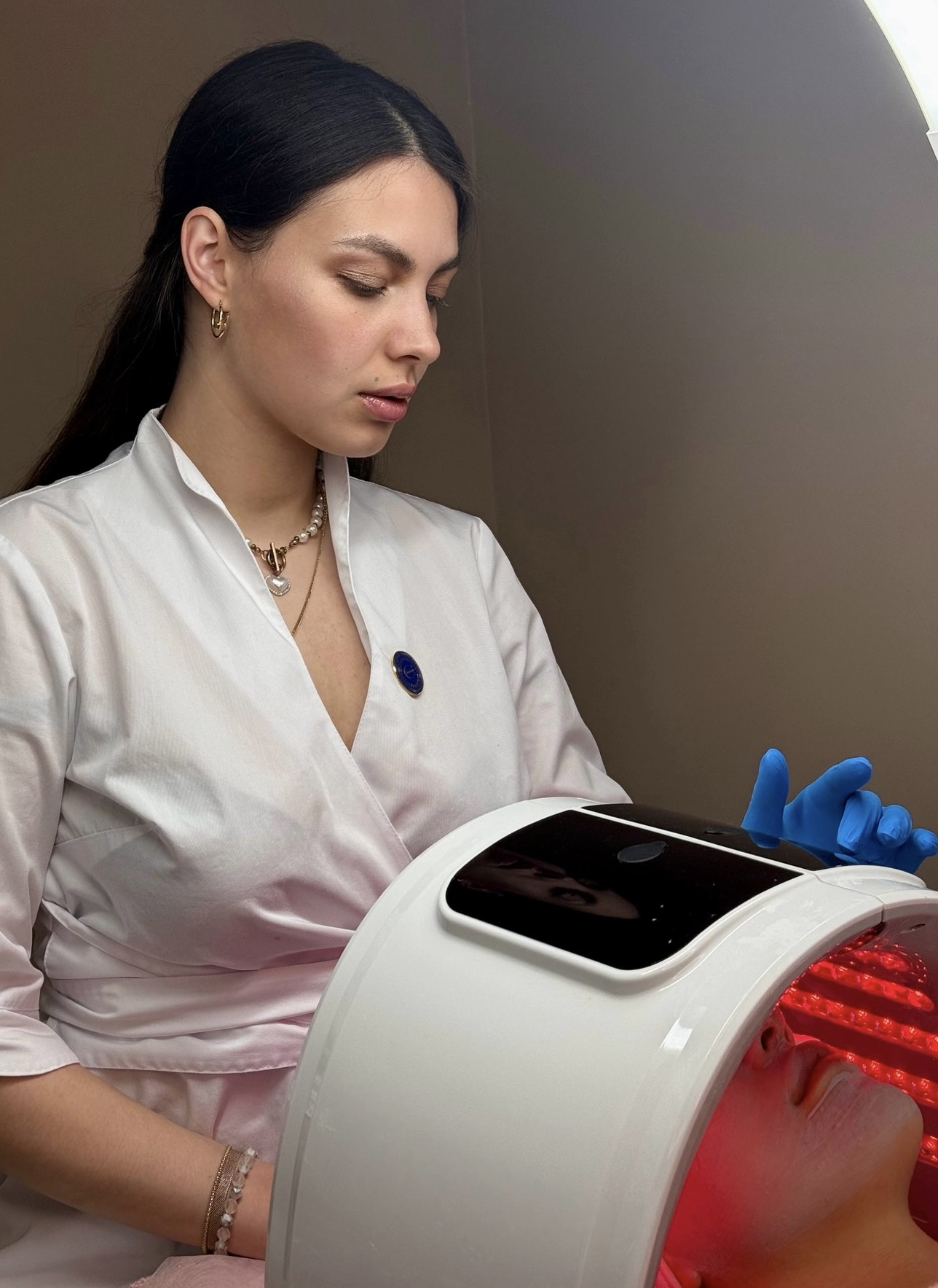 Professional skin treatment at Cosmetology centre